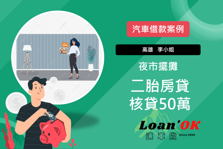 高雄李小姐 二胎房貸｜Loan′OK速車貸